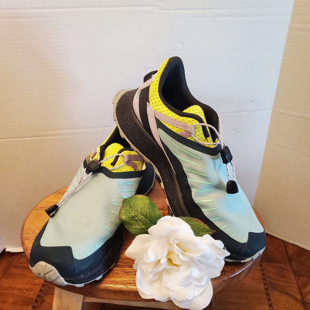 Merrell Embark Lace Shield Jade Green Vibram Trail Hiking Shoes, Size 9